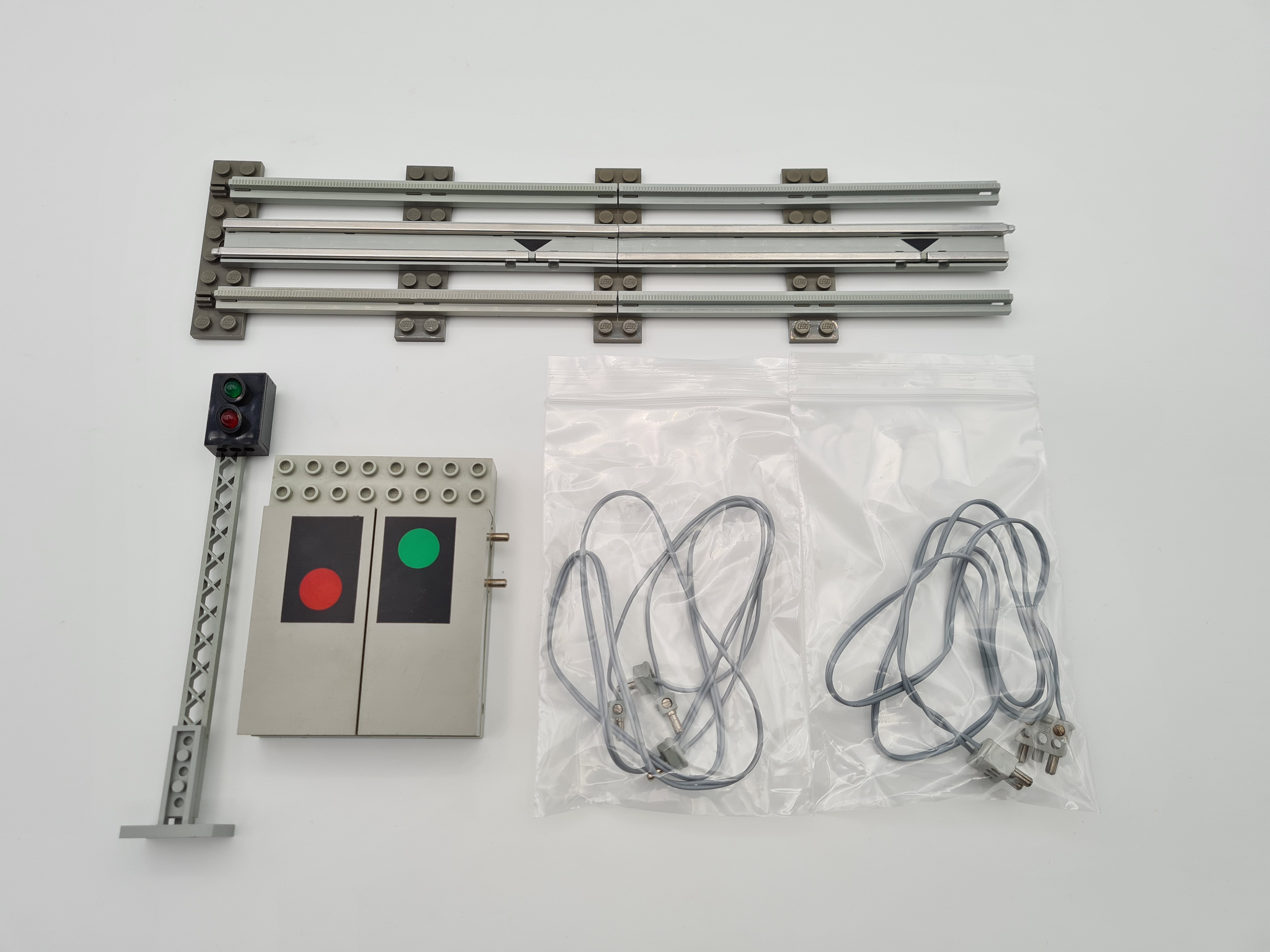 Lego® Ferrocarril 12V TREN Eléctrico Recto Curvado Suave Cruce TALLA - Imagen 18 de 40