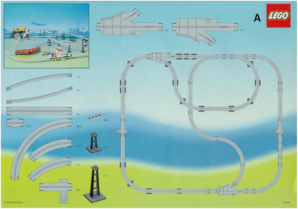 Lego® Eisenbahn Monorail TRAIN Schienen Gleis Pfeiler Motor 6990 6991 6399 - Bild 34 von 41