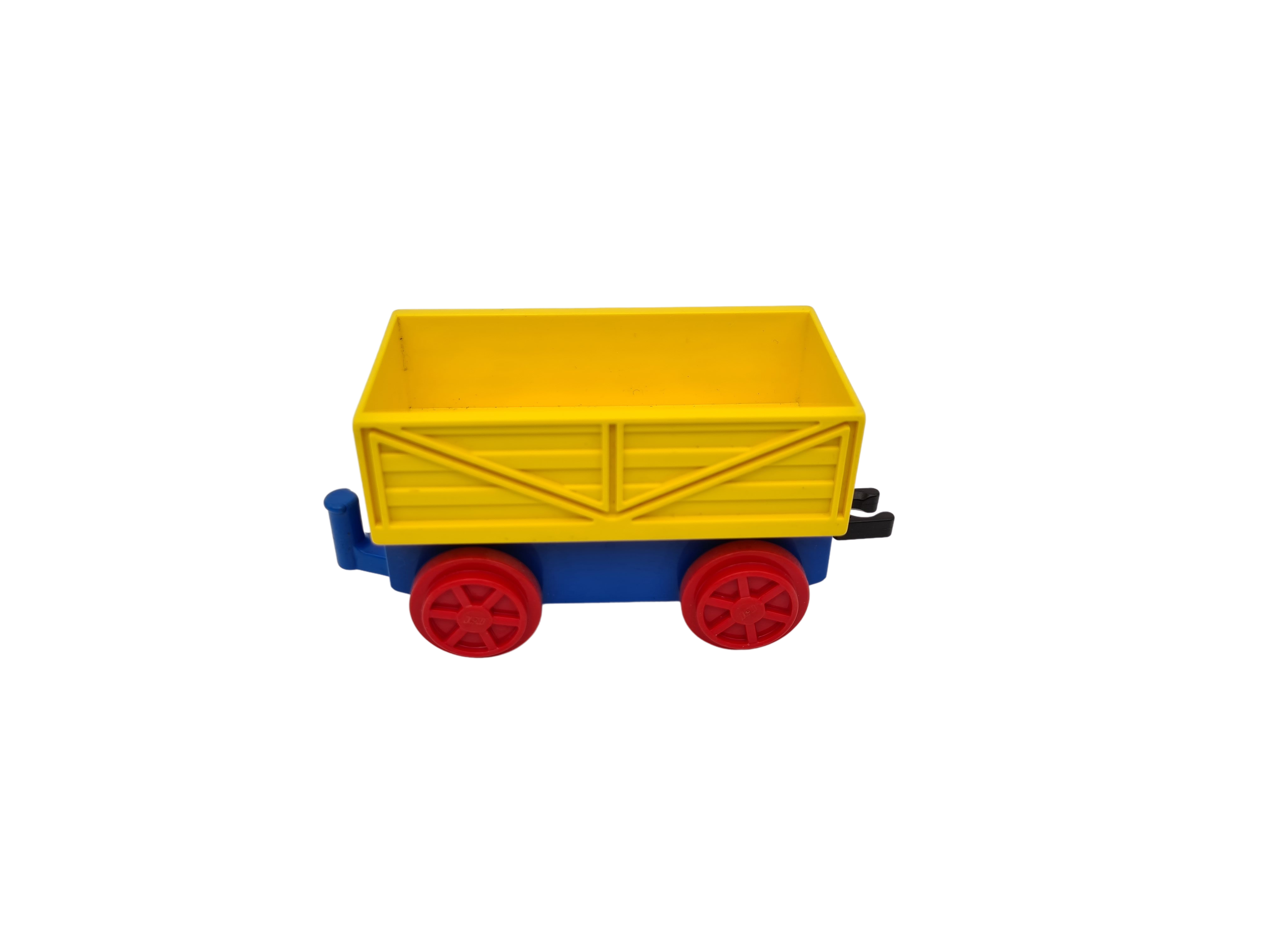 Lego Duplo Eisenbahn TRAIN 2x6 Kipper Güter Waggon ROT