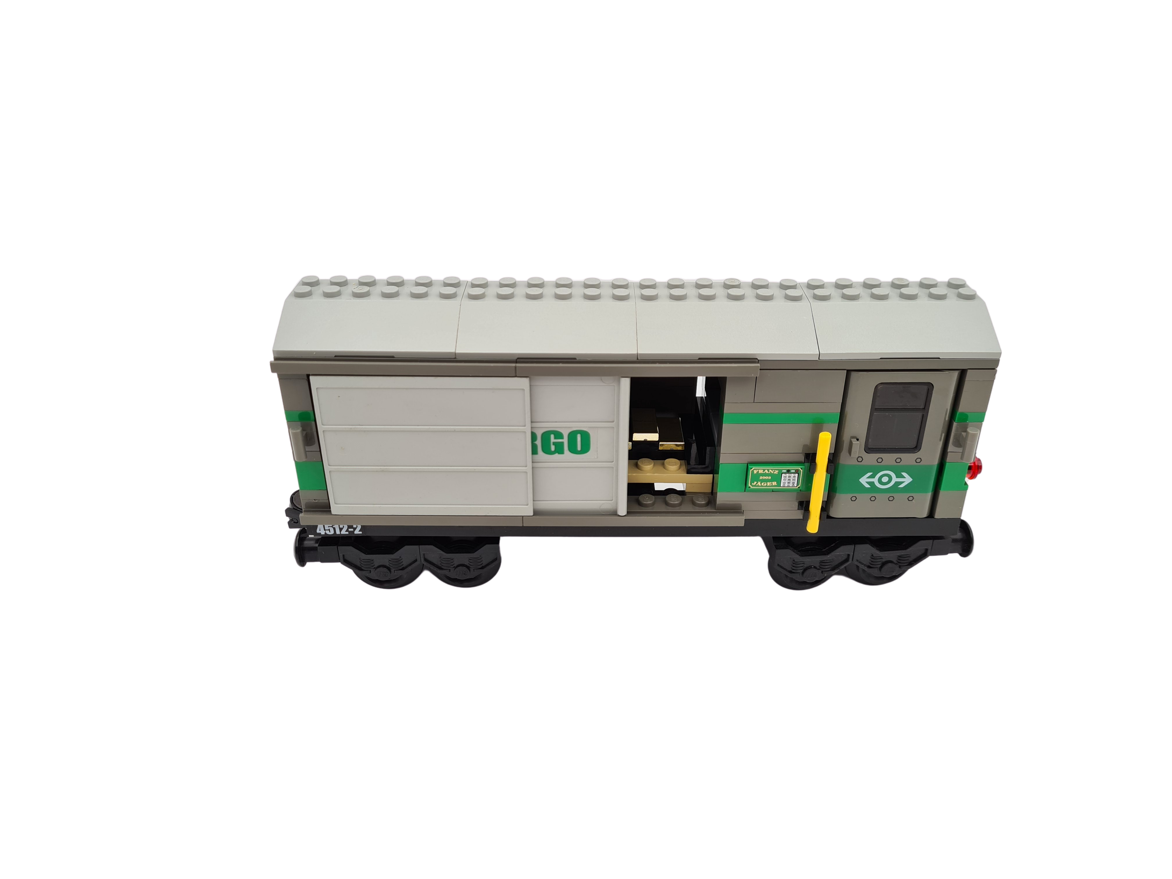 Lego ® ferrocarril vagón 9V TRAIN Monorail remolque ejes vagón