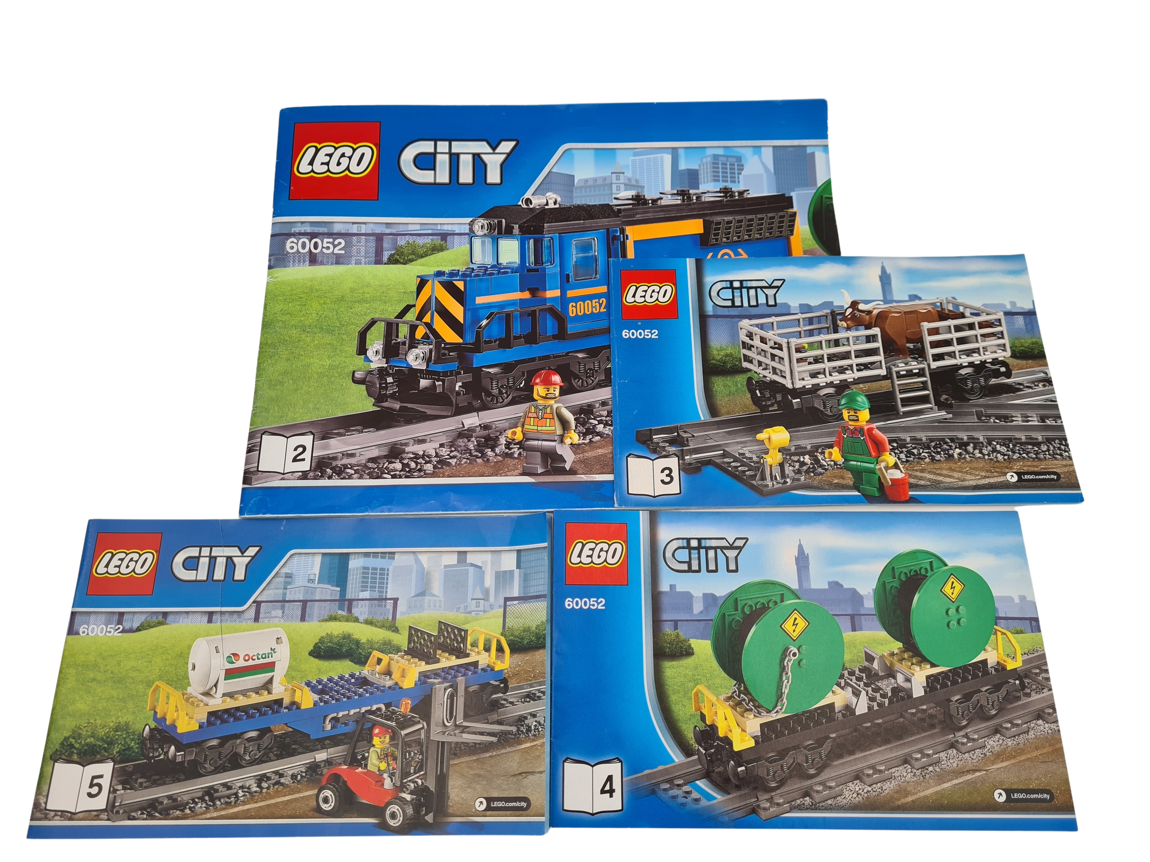 Lego® Eisenbahn TRAIN 60052 Bauanleitung ( NUR ZUG ) BA Bauplan INSTRUCTIONS ZUG - Afbeelding 1 van 1