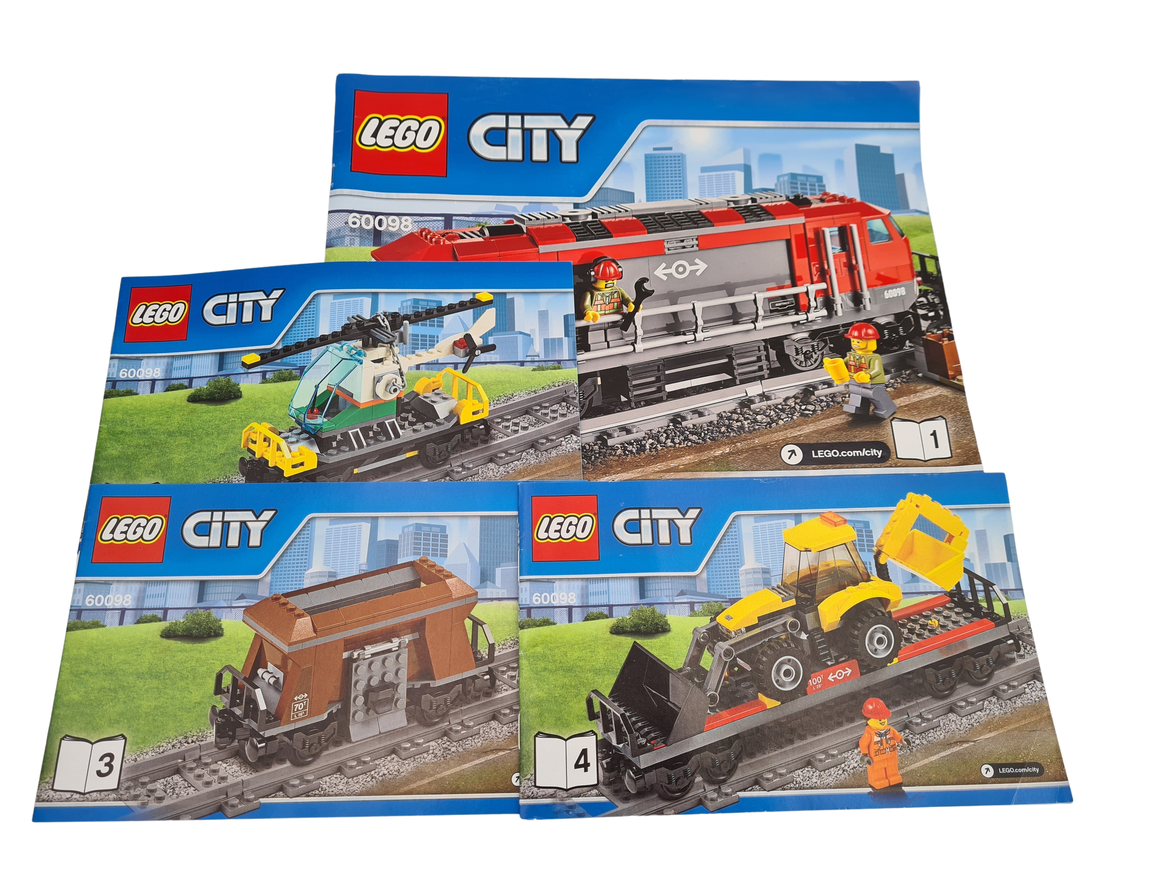Lego® Eisenbahn TRAIN 60098 Bauanleitung ( NUR ZUG ) BA Bauplan INSTRUCTIONS ZUG - Picture 1 of 1