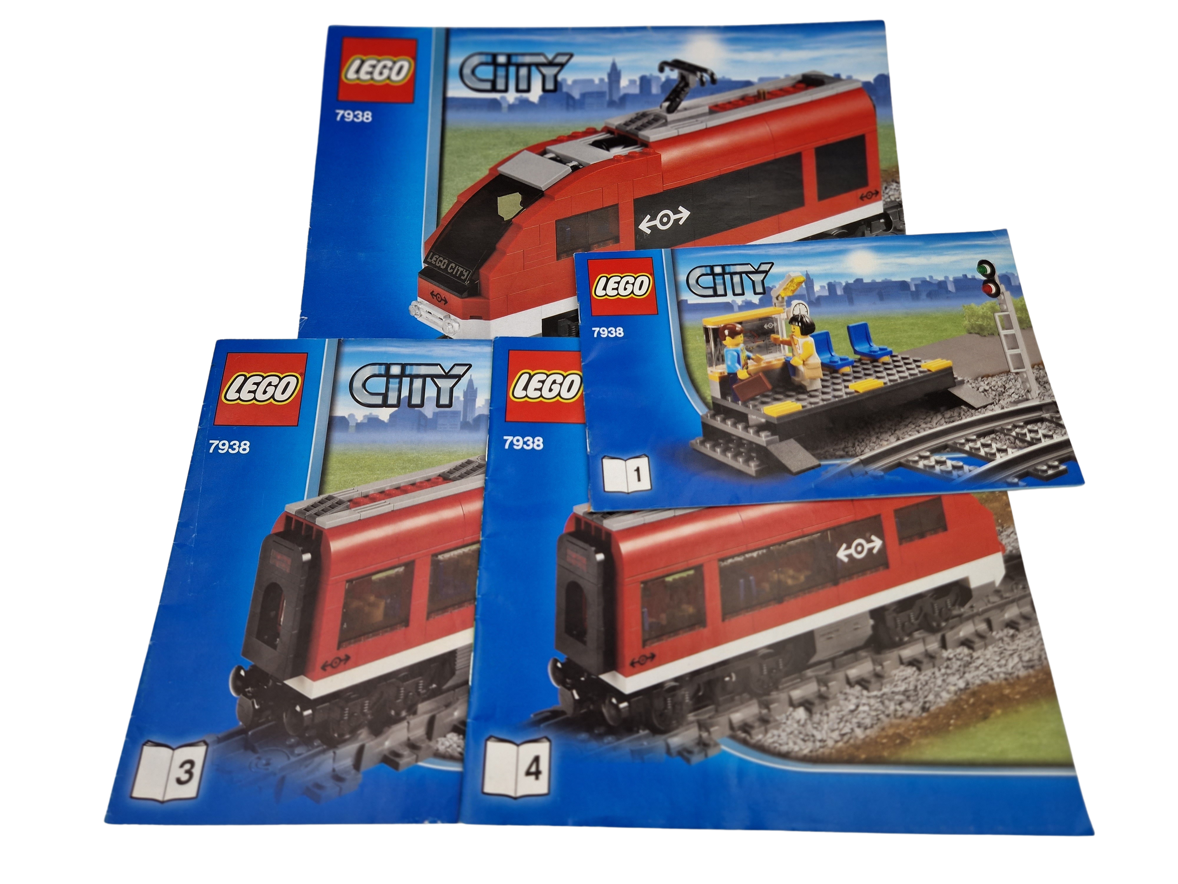 Lego® Eisenbahn TRAIN 7938 Bauanleitung BA Bauplan INSTRUCTIONS ZUG