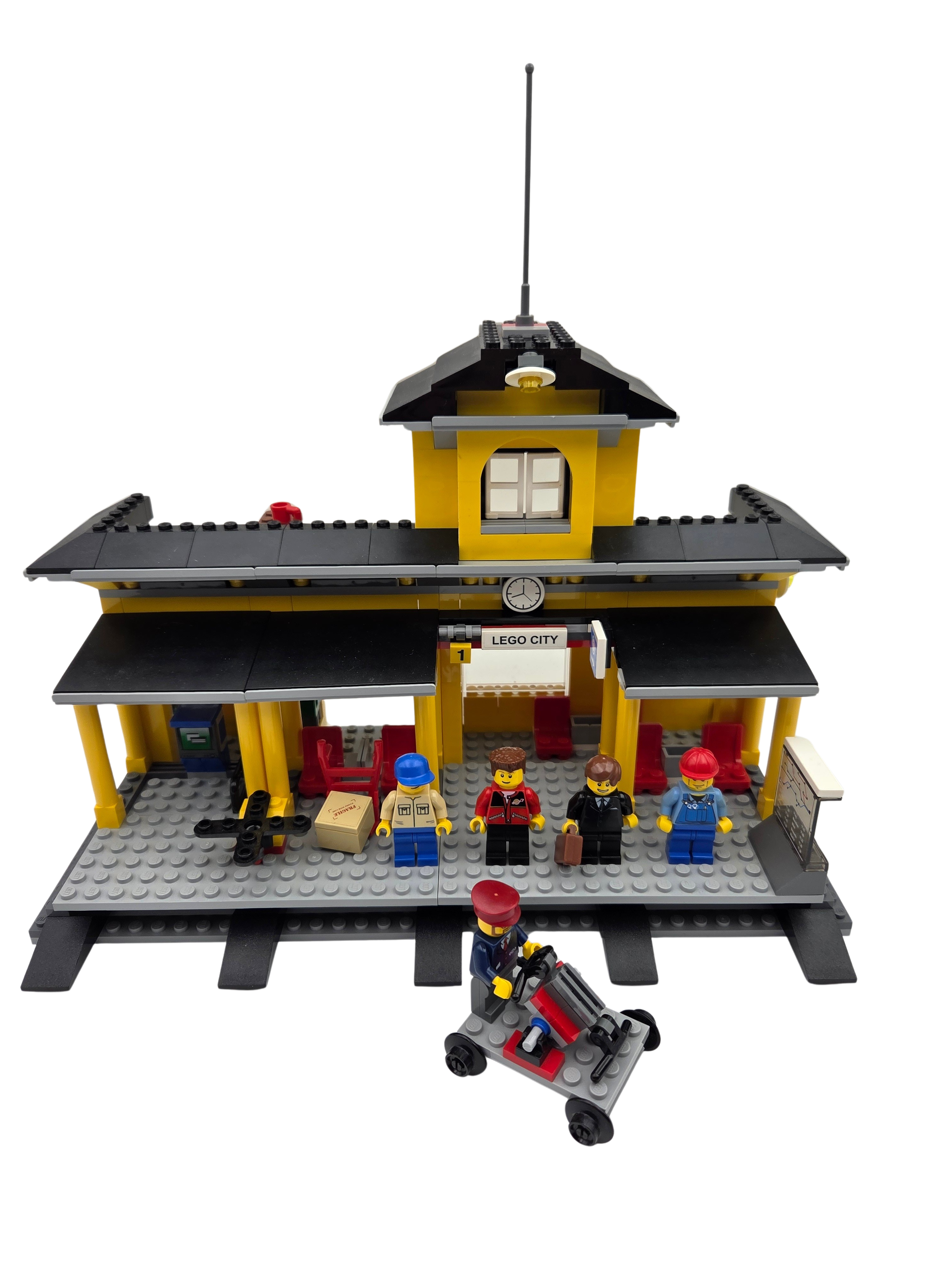 Lego® Eisenbahn 9V RC TRAIN 7997 Gelber Bahnhof Zubehör STATION ZUG