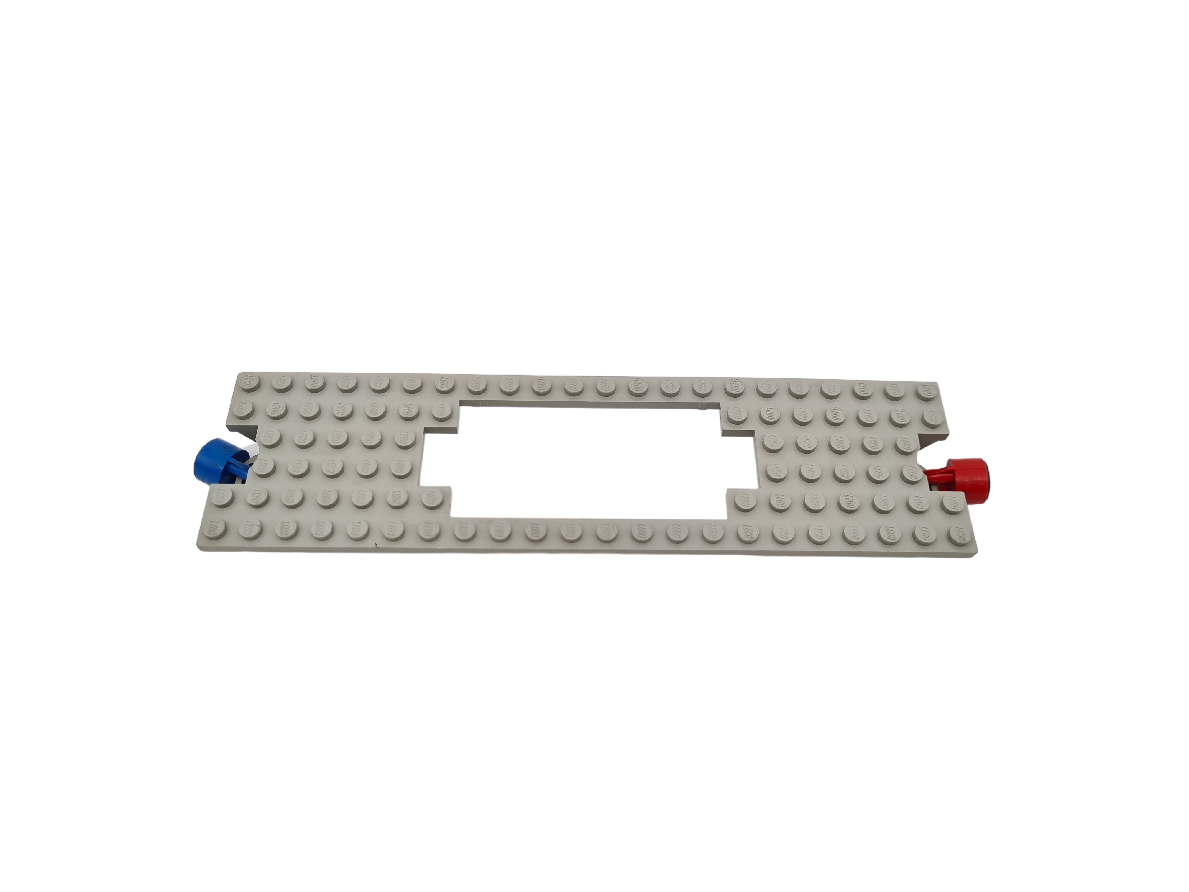 Lego® Eisenbahn Waggon 4,5V TRAIN Grundplatte Platte 22x6 GRAU MAG PLATE ZUG