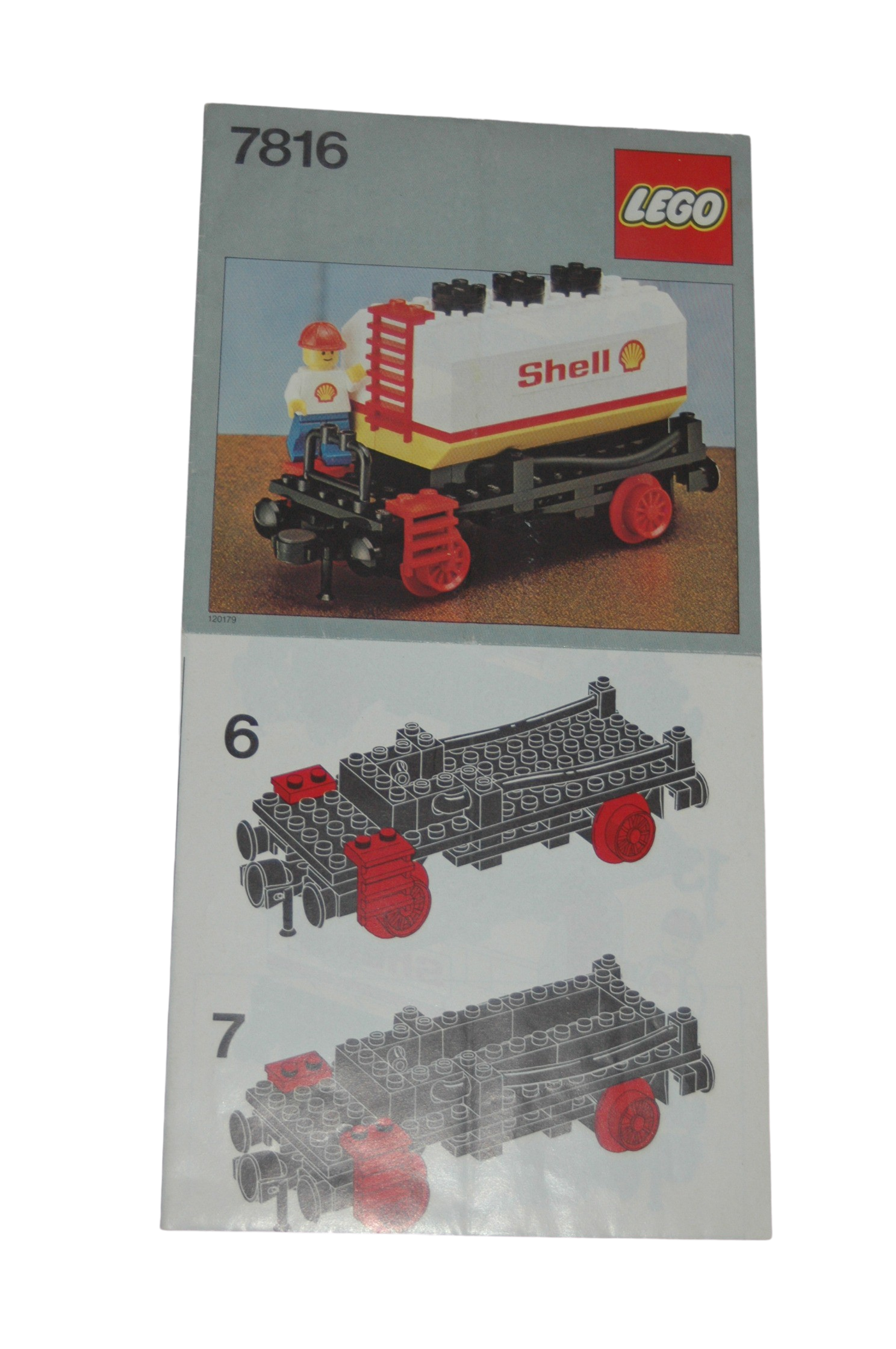 Lego Eisenbahn TRAIN 7816 12V Bauanleitung BA Anleitung INSTRUCTIONS