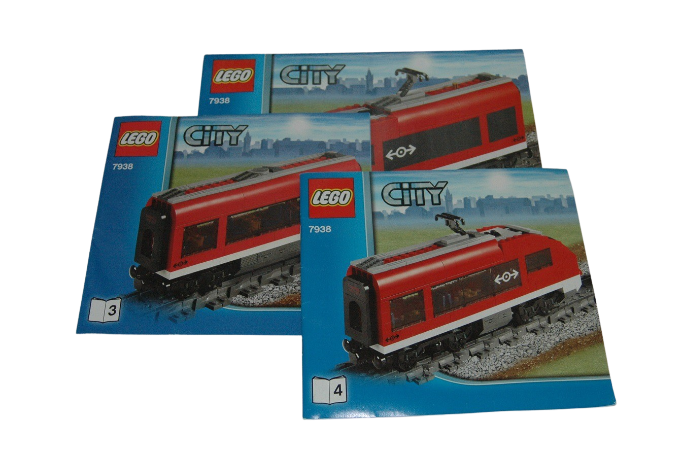 Lego® Eisenbahn Waggon 9V RC TRAIN 7938 ICE Passagierzug Mitte WAGON ZUG 
